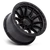 Fuel 1PC PISTON 6x139.7 17x8.5 +25 Blackout W/ Gloss Black Lip