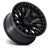 Fuel 1PC SIGMA 5x127 17x9 -12 Blackout W/ G-blk Lip