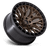 Fuel 1PC SIGMA 6x135 22x9.5 +18 Matte Bronze W/ M-blk Lip