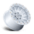Fuel 1PC FORTRESS 5x127 17x9 -12 Gloss Silver W/ Machined Face