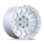 Fuel 1PC FORTRESS 5x127 17x9 -12 Gloss Silver W/ Machined Face