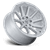 Fuel 1PC CIRCUIT 5x127 17x9 -12 Gloss Silver W/ Machined Face