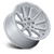 Fuel 1PC CIRCUIT 5x127 18x9 +20 Gloss Silver W/ Machined Face