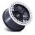 KMC VI BEADLOCK BLANK 17x9 -12 Satin Black W/ Machined Ring