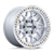 KMC GRS 8x180 17x8.5 +0 Gloss Silver W/ Machined Face