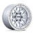 KMC GRS 5x127 17x9 -12 Gloss Silver W/ Machined Face