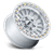 KMC IMS 8x180 18x9 -12 Gloss Silver W/ Machined Face