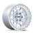 KMC TORX 6x135 17x8.5 +25 Gloss Silver W/ Machined Face