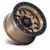 KMC TORX 6x135 17x8.5 +25 Matte Bronze W Gloss Black Lip