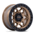 KMC TORX 6x135 17x8.5 +25 Matte Bronze W Gloss Black Lip