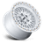KMC AZTEC 6x139.7 17x8.5 +25 Gloss Silver W/ Machined Face