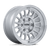 KMC IMPACT FFT 6x130 17x8.5 +25 Gloss Silver W/ Machined Face