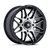 MSA Offroad Wheels RADAR UTV 4x110 15x7 +10 Gloss Black W/ Machined Face