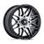 MSA Offroad Wheels RADAR UTV 4x110 16x7 +10 Gloss Black W/ Machined Face