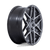 Niche 1PC RISE 5x115 22x9.5 +15 Anthracite W/ Machined Face
