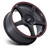 Petrol P2E 5x110 / 5x115 17x8 +40 Matte Black W/ Red Lip