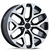 Performance Replicas PR177 6x139.7 22x9 +24 Gloss Black W/ Machined Face