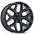 Performance Replicas PR177 6x139.7 26x10 +24 Gloss Black W/ Machined Face