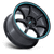 Rotiform BPU 5x120 19x9.5 +22 Gloss Black W/ Teal Stripe