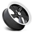 US Mag 1PC TS 5x127 22x10.5 +0 Gloss Black W/ Diamond Cut Lip
