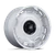 US Mag 1PC ARLINGTON 6x139.7 20x8.5 +1 Silver M-blk Center W/ Dc-lip