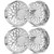AXE WHEELS AF15 Dually 10x285.75 26x8.25 Fully Polished
