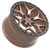 Vortek VRT-603-R 8x165.1 18x9 +0 Matte Bronze With Black Bead Ring
