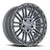 Vortek VRT-604-R 5x127 / 5x139.7 17x9 -12 Matte Titanium With Black Bead Ring