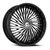 Azara AZA-526 blank 5x/6x 22x9.5 +30 Gloss Black & Machined