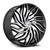 Azara AZA-537 blank 5x/6x 24x9 +15 Gloss Black & Machined