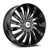 Azara AZX-102 blank 5x 24x9 +15 Gloss Black