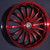 G - LINE ALLOYS G6011 4x100 18x7 +40 Red / Black
