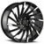Xcess X02 5x112 / n/a 20x8.5 35MM Gloss Black Machined Tips