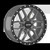 MAYHEM VECTOR 8310 MATTE GUNMETAL BLACK LIP 17x9 -135 18mm 87.1mm