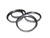 (4) 67mm OD x 60.06mm ID - Lug Nuts