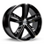 RTX SMS 5x114.3 16x7 +40 Black Machined