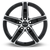 RTX Frost 5x114.3 17x7 +38 Black Machined