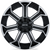 RTX Peak 6x135 18x9 +0 Gloss Black Machined
