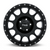 RTX Baja 5x127 17x9 +0 Satin Black With Milled Rivets