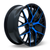 RTX Valkyrie 5x114.3 18x8 +40 Gloss Black Machined Blue
