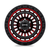 RTX Moab 5x127 18x9 -15 Gloss Black Machined Red