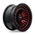 RTX Moab 6x139.7 18x9 +0 Gloss Black Machined Red