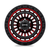 RTX Moab 6x135 18x9 +0 Gloss Black Machined Red