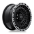 RTX Moab 5x127 17x9 -15 Gloss Black Machined Lip