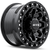 RTX Zion 8x170 17x9 +20 Gloss Black Milled Rivets