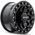 RTX Zion 8x180 17x9 +20 Gloss Black Milled Rivets