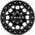 RTX Zion 8x180 18x9 +20 Gloss Black Milled Rivets