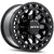 RTX Zion 8x165.1 18x9 +20 Gloss Black Milled Rivets