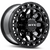 RTX Zion 8x170 18x9 +20 Gloss Black Milled Rivets