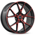 RTX RS01 5x114.3 19x8.5 +38 Gloss Black Machined Red